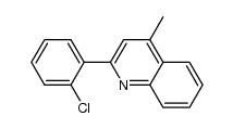 2-(2'-chlorophenyl)-4-methylquinoline结构式