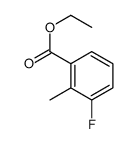 2-甲基-3-氟苯甲酸乙酯结构式