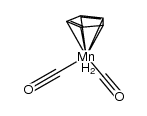 Mn(η-cyclopentadienyl)(carbonyl)2H2 Structure
