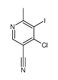 4-Chloro-5-Iodo-6-Methylnicotinonitrile Structure