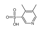 4,5-dimethylpyridine-3-sulfonic acid structure