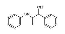1-phenyl-2-phenylselanyl-propan-1-ol结构式