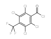 2,3,5,6-四氯-4-(三氟甲基)苯甲酰氯结构式