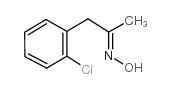 (2-chlorophenyl)acetone oxime Structure
