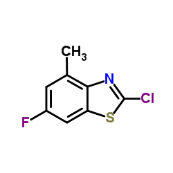 2-Chloro-6-fluoro-4-methyl-1,3-benzothiazole Structure