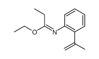 ethyl (E)-N-(2-(prop-1-en-2-yl)phenyl)propionimidate Structure