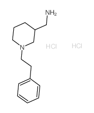 C-(1-Phenethyl-piperidin-3-yl)-methylamine dihydrochloride Structure