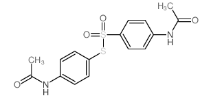 S-(4-(Acetylamino)phenyl) 4-(acetylamino)benzenesulfonothioate结构式