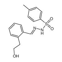 2-(2-hydroxyethyl)benzaldehyde tosylhydrazone结构式