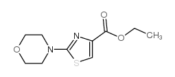 2-吗啉代-1,3-噻唑-4-羧酸乙酯结构式