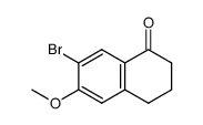 7-Bromo-6-methoxy-3,4-dihydronaphthalen-1(2H)-one Structure