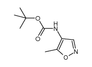 1,1-dimethylethyl (5-methyl-4-isoxazolyl)carbamate Structure