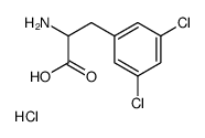 2-AMINO-3-(3,5-DICHLOROPHENYL)PROPANOIC ACID HYDROCHLORIDE结构式