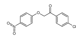 (4-nitrophenoxymethyl)-(4-chlorophenyl)-ketone Structure