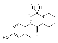 4-Hydroxy Mepivacaine-d3 Structure
