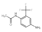 4-氨基-2-(三氟甲基)酰苯胺结构式
