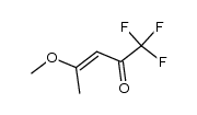 1,1,1-trifluoro-4-methoxy-3-penten-2-one结构式