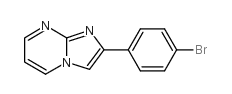 2-(4-溴苯基)-咪唑并[1,2-A]-7-甲基嘧啶结构式
