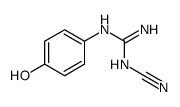 1-cyano-2-(4-hydroxyphenyl)guanidine结构式