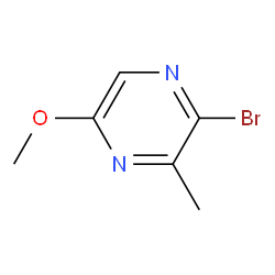 2-bromo-5-methoxy-3-methylpyrazine Structure