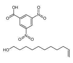 3,5-dinitrobenzoic acid,undec-10-en-1-ol结构式
