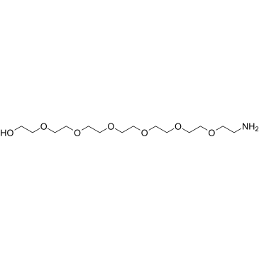 20-氨基-3, 6, 9, 12, 15, 18-六氧杂二十烷-1-醇结构式