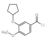 3-环戊氧基-4-甲基苯甲酰氯结构式