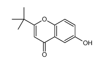 2-叔丁基-6-羟基-4H-色烯-4-酮结构式