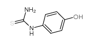 1-(对羟基苯基)-2-硫脲结构式