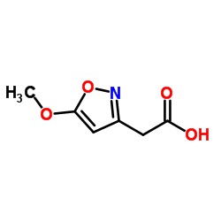 3-Isoxazoleacetic acid,5-methoxy Structure