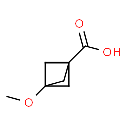 3-甲氧基双环[1.1.1]戊烷-1-羧酸结构式