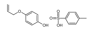 4-methylbenzenesulfonic acid,4-prop-2-enoxyphenol Structure