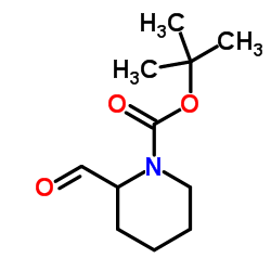 N-BOC-2-哌啶甲醛结构式