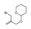 2-[2-(bromomethyl)prop-2-enoxy]oxane结构式