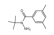 N-(3,5-Dimethylbenzoyl)-N-tert-Butyl-Hydrazine结构式