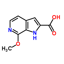 7-Methoxy-1H-pyrrolo[2,3-c]pyridine-2-carboxylic acid Structure