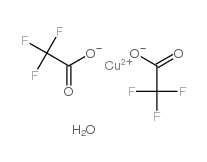 Acetic acid,2,2,2-trifluoro-, copper(2+) salt (2:1) Structure