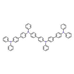 N,N'-二苯基-N,N'-双[4'-(二苯基氨基)联苯-4-基]联苯胺结构式