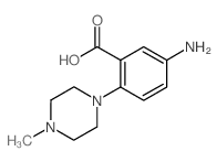 5-AMINO-2-(4-METHYL-PIPERAZIN-1-YL)-BENZOIC ACID Structure