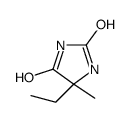 (5S)-5-Ethyl-5-methyl-2,4-imidazolidinedione结构式