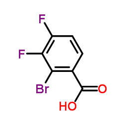 2-Bromo-3,4-difluorobenzoic acid structure