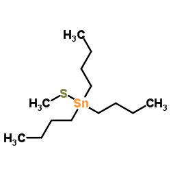 甲硫基三丁基锡烷结构式