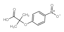 2-甲基-2-(4-硝基苯氧基)丙酸结构式