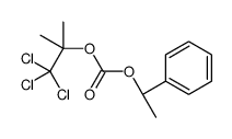 [(1S)-1-phenylethyl] (1,1,1-trichloro-2-methylpropan-2-yl) carbonate Structure