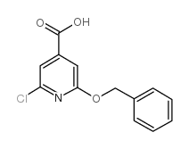 2-苄氧基-6-氯-异烟酸结构式
