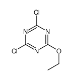 2,4-Dichloro-6-ethoxy-1,3,5-triazine Structure