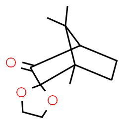 4,7,7-trimethylspiro[1,3-dioxolane-2,3-norbornane]-2-one Structure