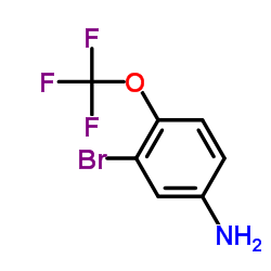 3-Bromo-4-(trifluoromethoxy)aniline Structure