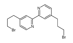 4-(3-bromopropyl)-2-[4-(3-bromopropyl)pyridin-2-yl]pyridine结构式