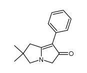 2,2-dimethyl-7-phenyl-2,3,5,6-tetrahydro-1H-pyrrolizin-6-one Structure
